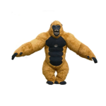 Inflatable Gorilla Mascot Costume Plush Blow‑up Ape Suit for Events & Promotional Activities - Image 4