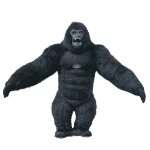 Gorilla mascot costume, inflatable fancy dress for parties and events