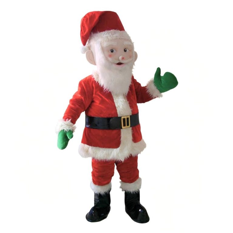 santa clause mascot costume