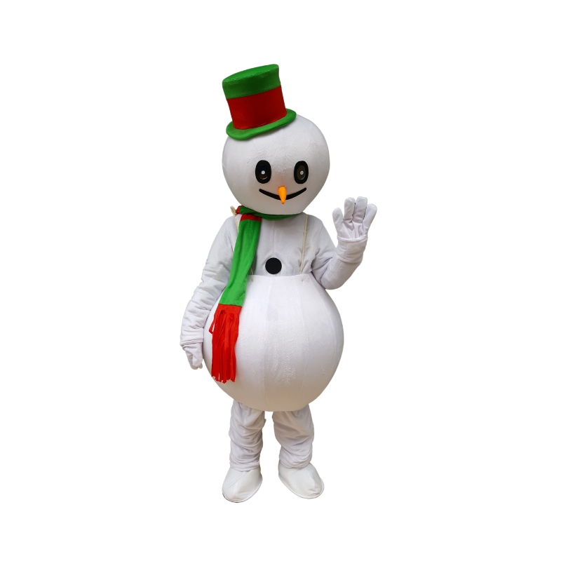 Snowman mascot costume 1 Christmas Snowman mascot costume